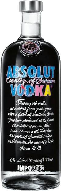 Wodka Globus Absolut Andy Warhol Edition 1986 40%0,7l